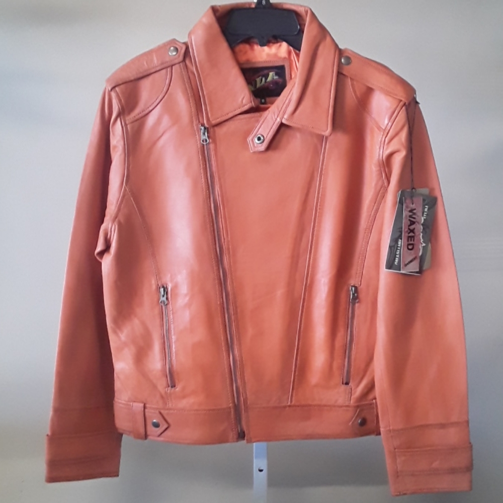 NLA Leather Jacket Flash Style